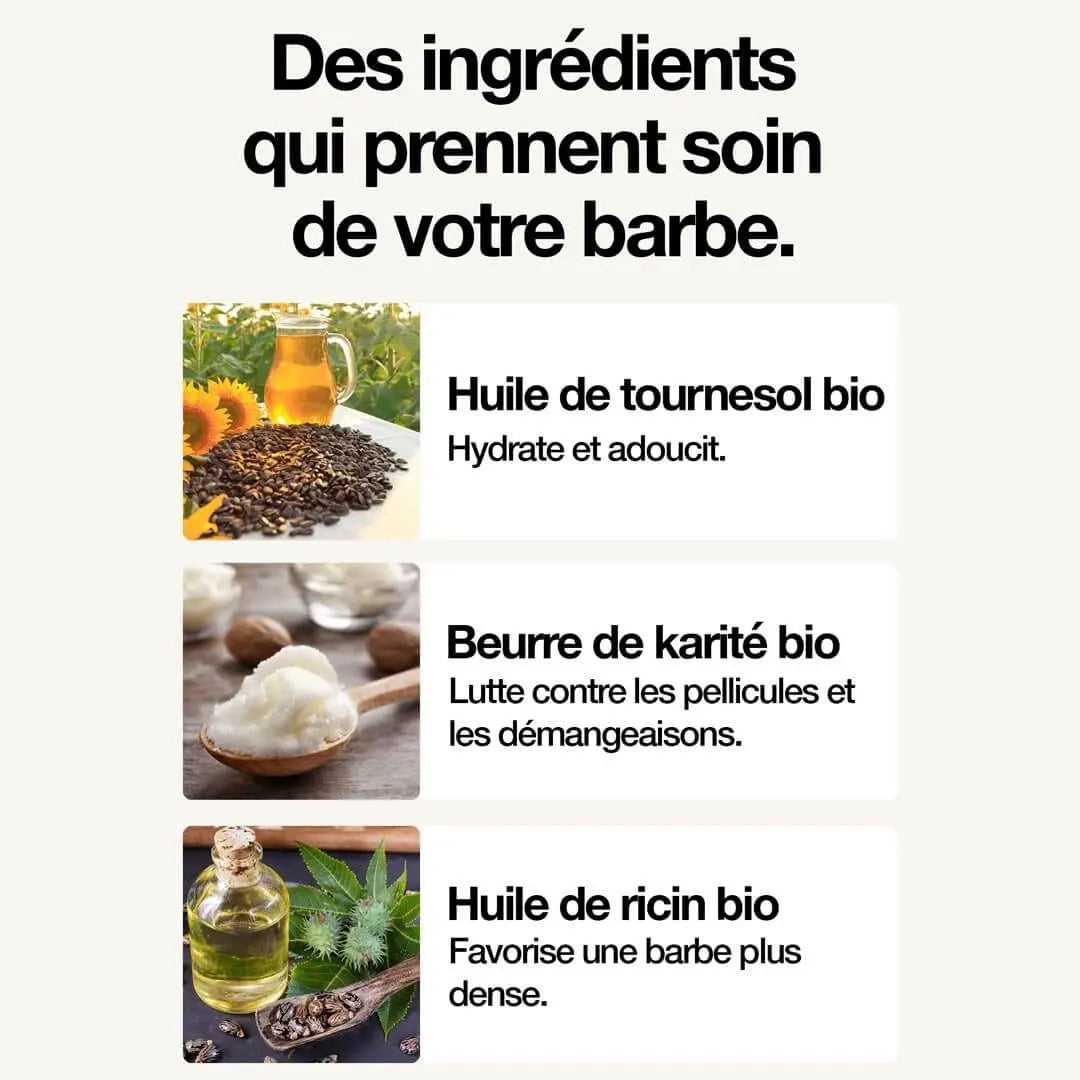 Baume à barbe bio - Sapiens