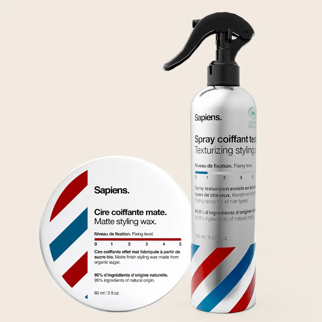 Cire Mate + Spray Coiffant - Sapiens