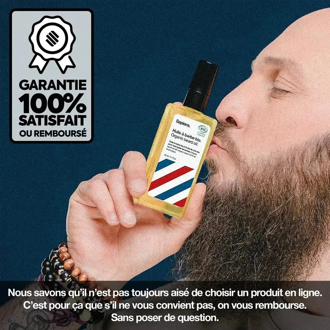 Huile à barbe bio - Sapiens