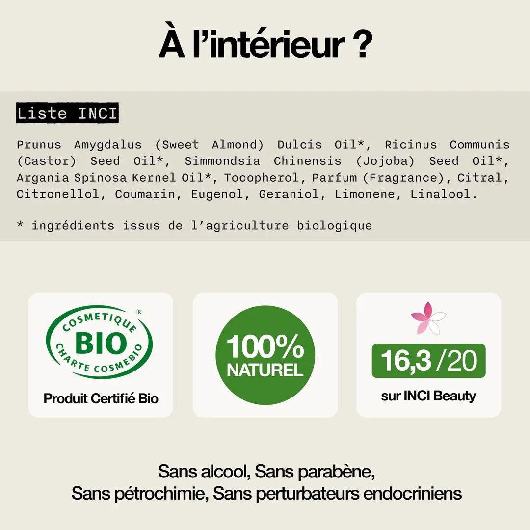 Huile à barbe bio - Sapiens