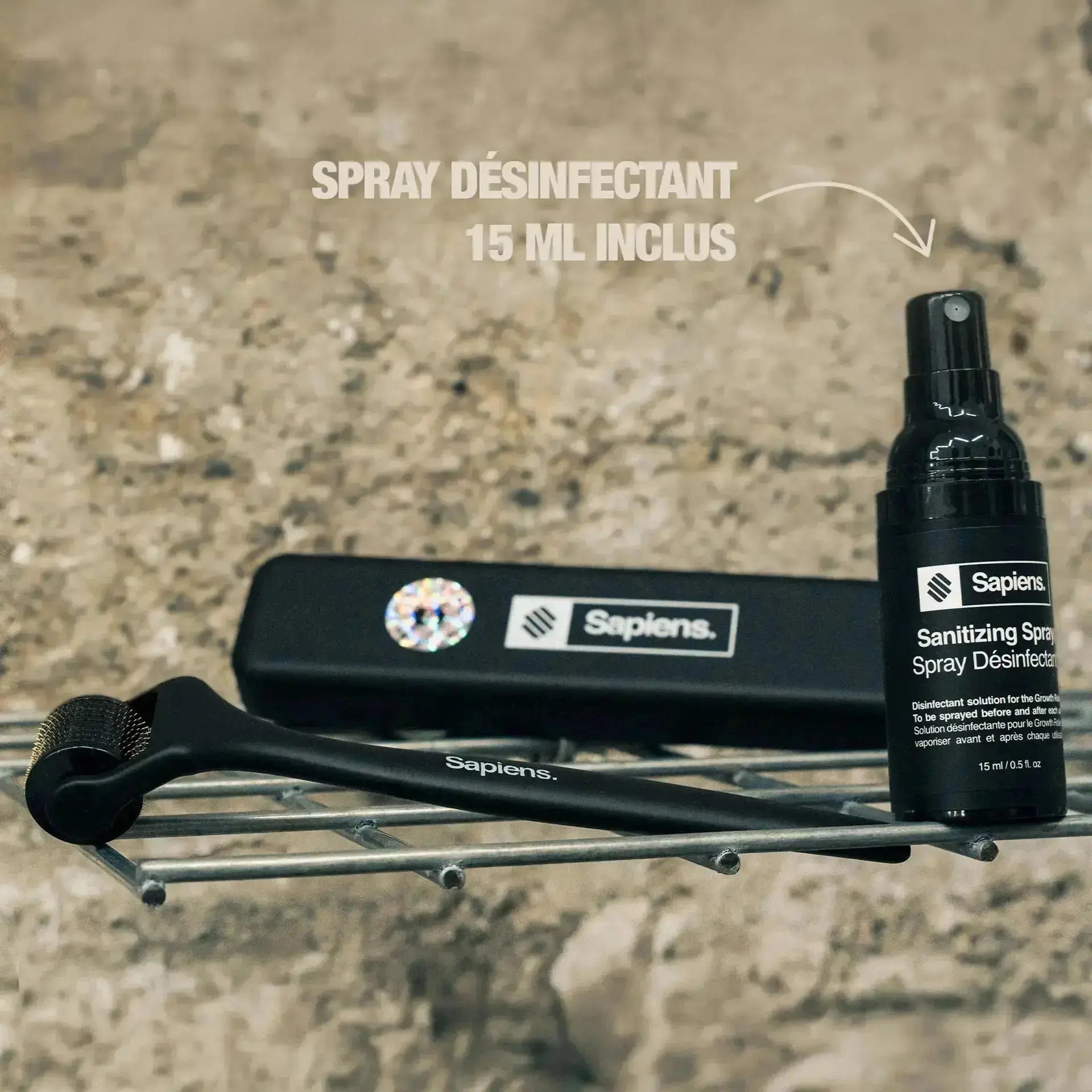 Dermaroller Barbe et Cheveux - Sapiens