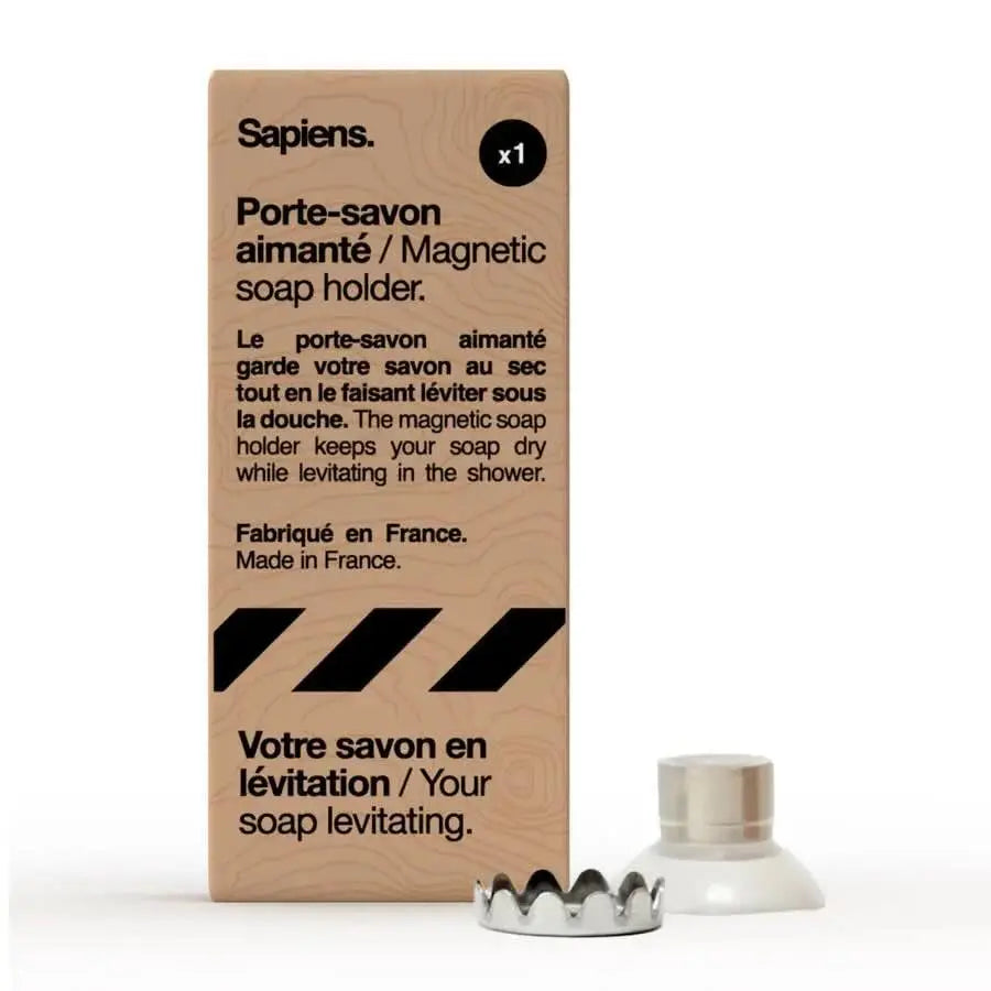 Pack 4 Savons + Porte-Savon Aimanté - Sapiens