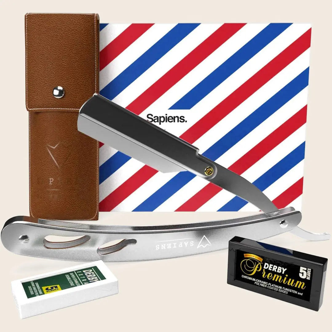 Rasoir de barbier - Argent - Sapiens