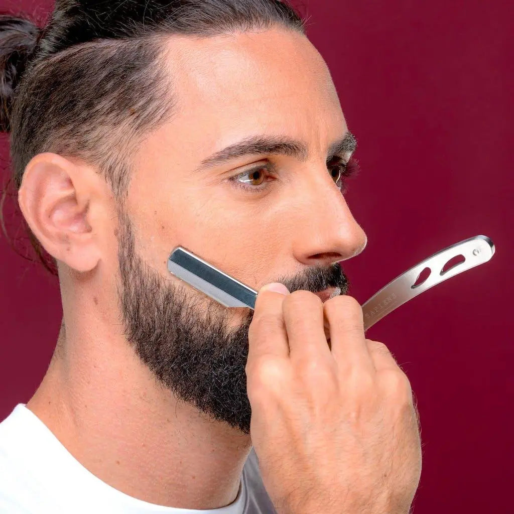 Rasoir de barbier - Argent - Sapiens