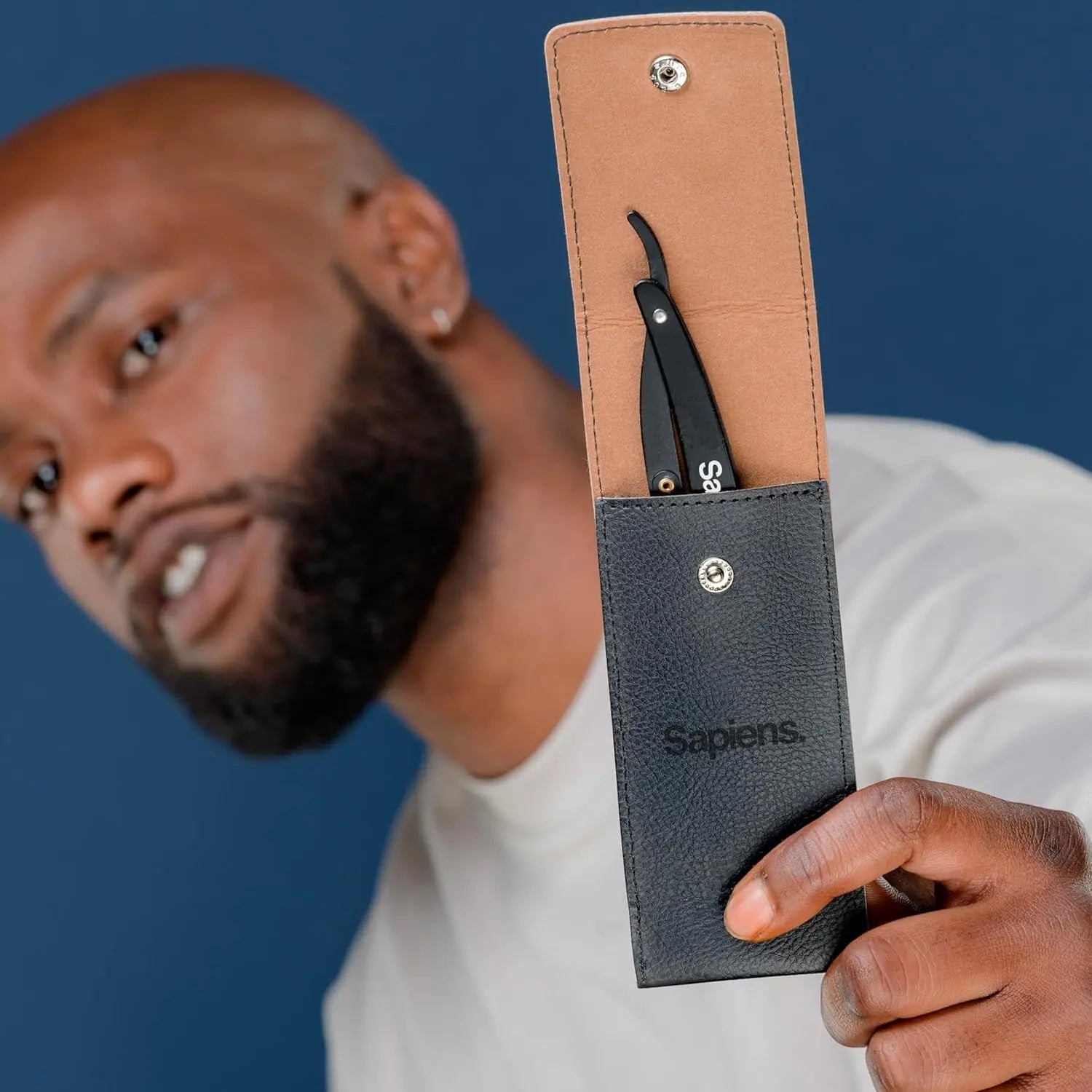 Rasoir de barbier - Noir - Sapiens