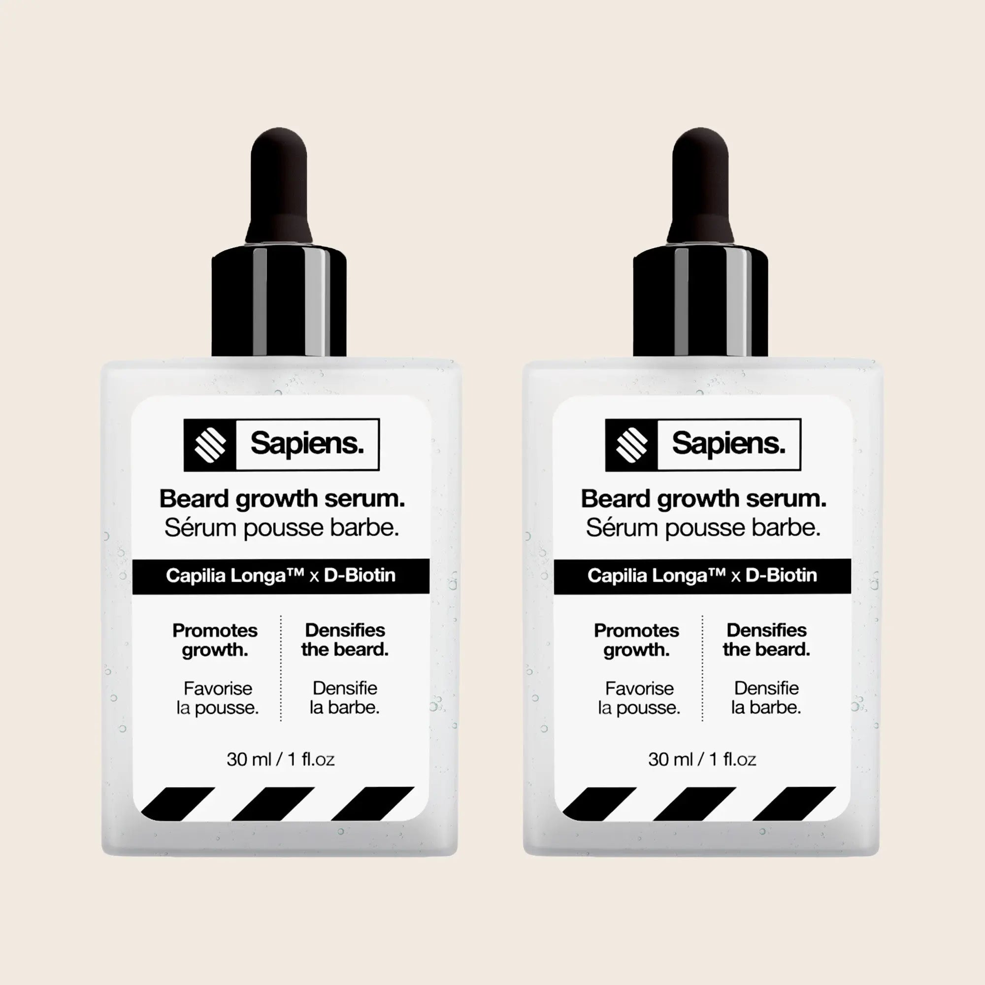 Sérum pousse barbe - Sapiens