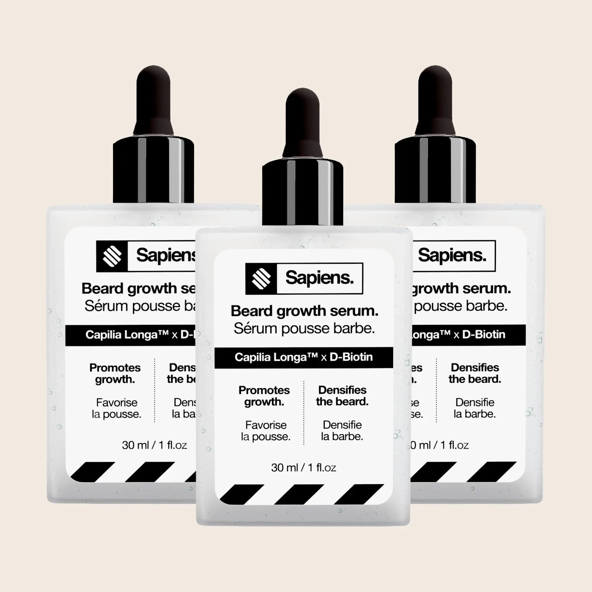 Sérum pousse barbe - Sapiens