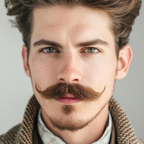 Comment tailler une moustache en guidon ?