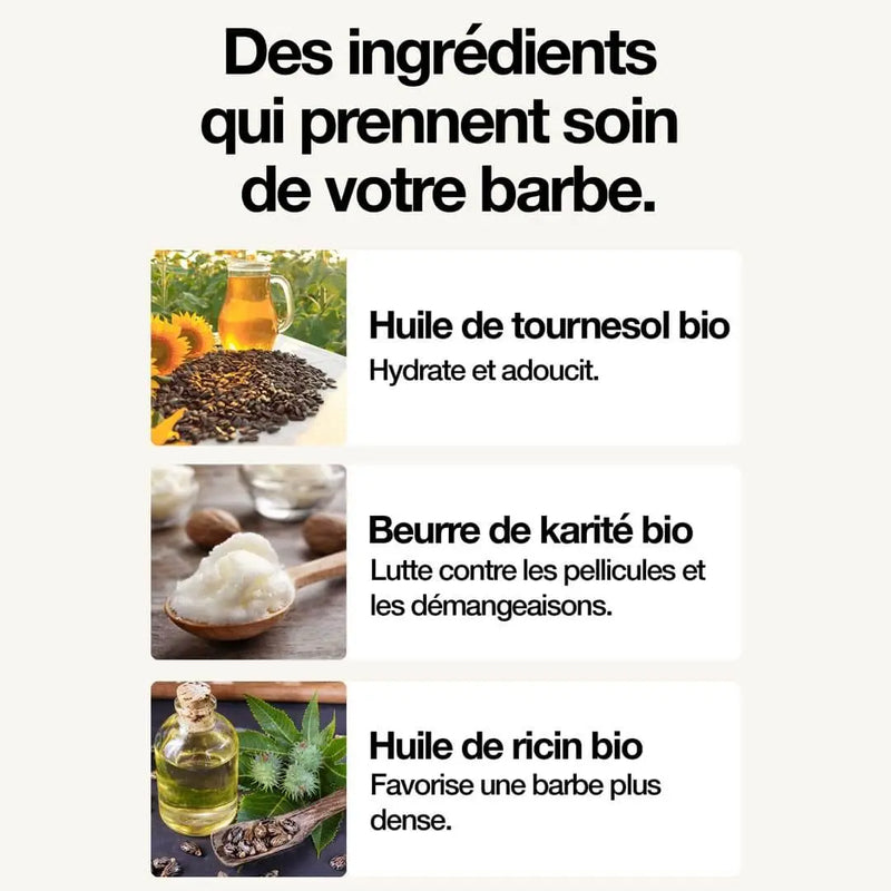 Baume à barbe bio - Sapiens