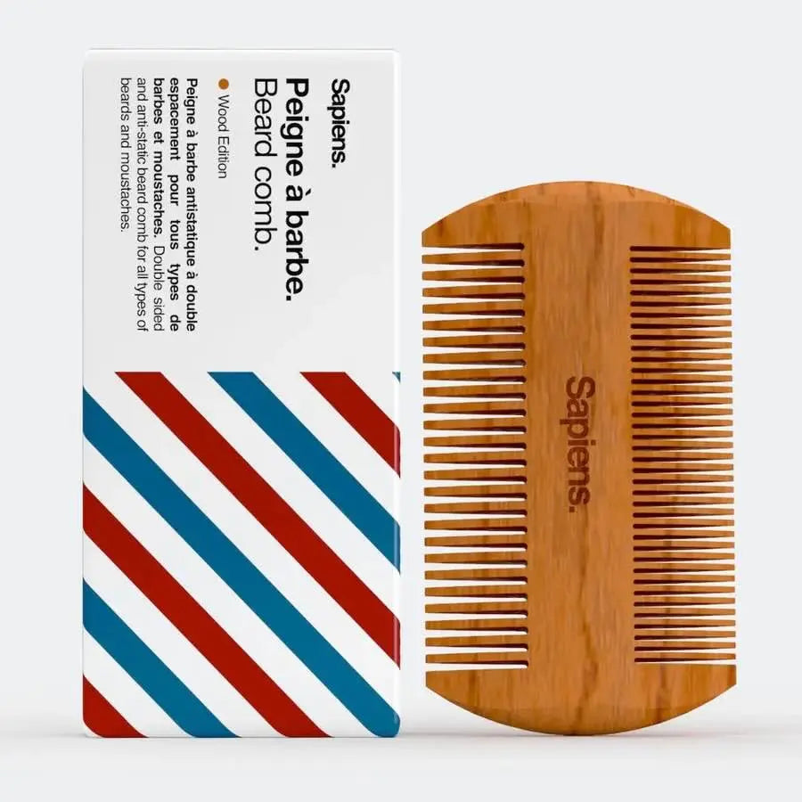 Brosse + Peigne + Ciseaux à Barbe - Sapiens