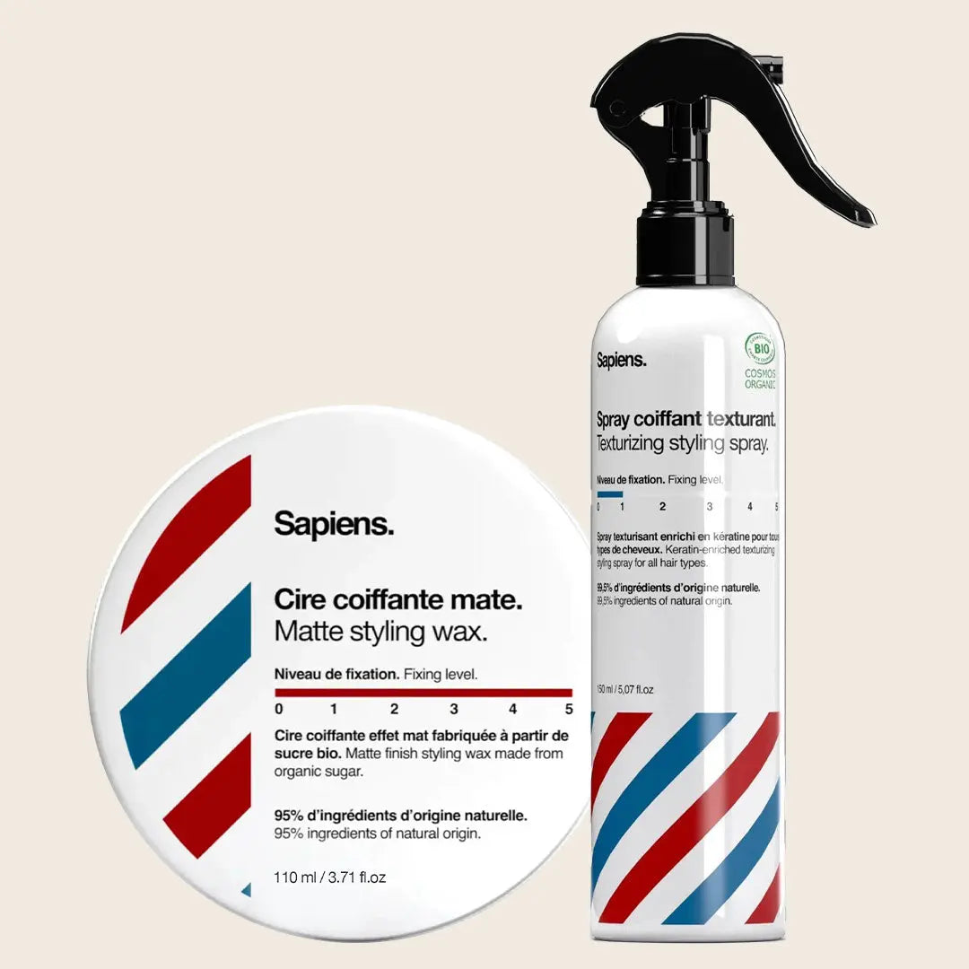 Cire Mate + Spray Coiffant - Sapiens