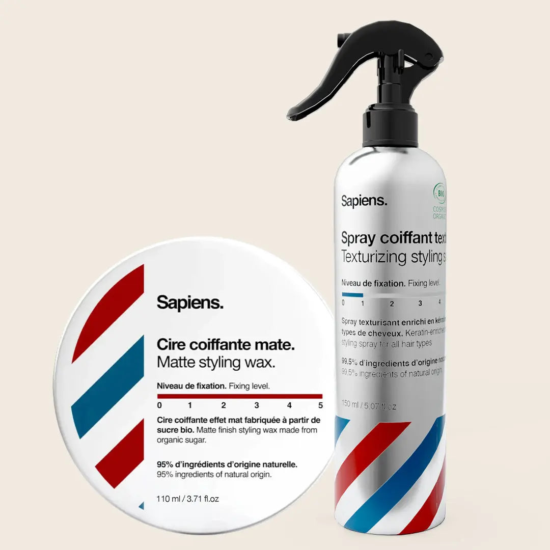 Cire Mate + Spray Coiffant - Sapiens