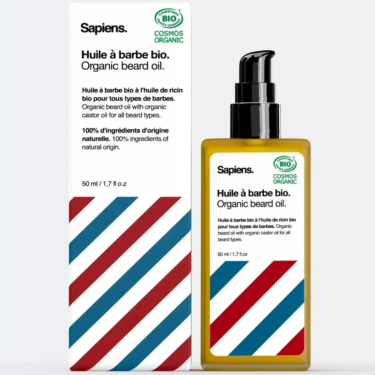 Cire Mate + Spray Coiffant + Huile à Barbe - Sapiens