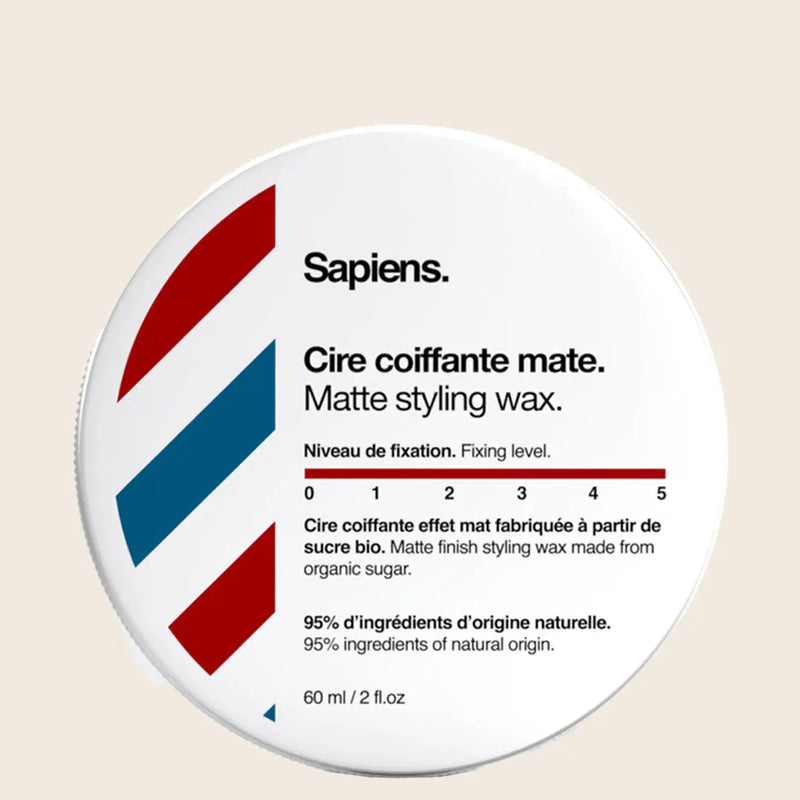 Cire Mate + Spray Coiffant + Huile à Barbe - Sapiens