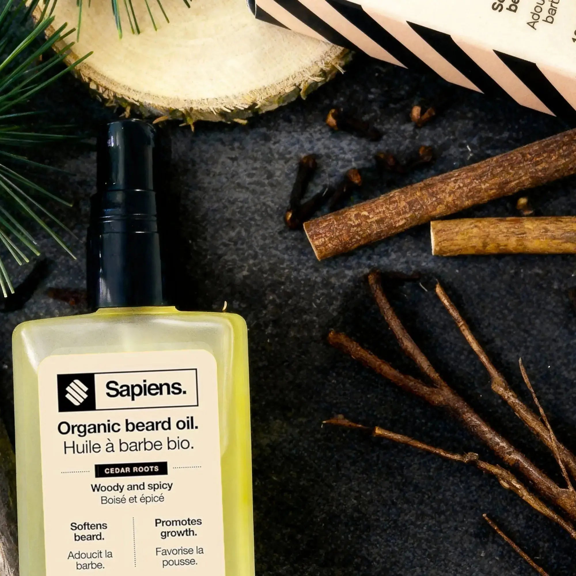 Pack 3 Huiles à Barbe - 3 Parfums - Sapiens