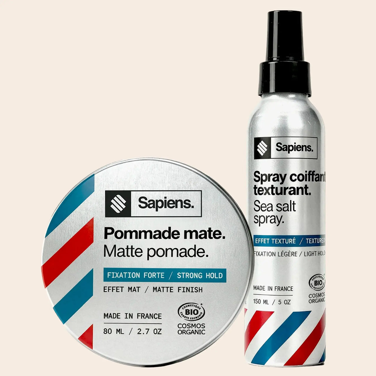 Pommade Coiffante + Spray Texturant - Sapiens