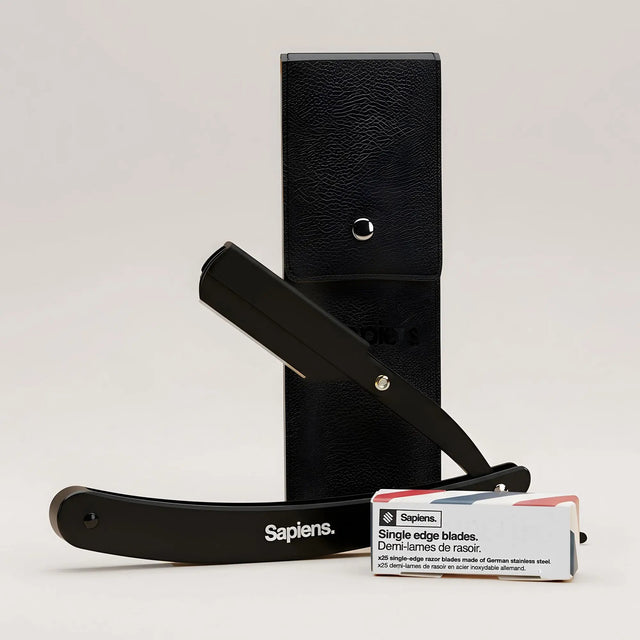 Rasoir de barbier - Noir - Sapiens